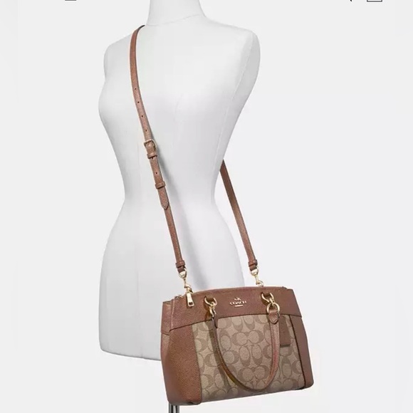 COACH Mini Brooke Carryall in Singnature Canvas - Picture 3 of 7